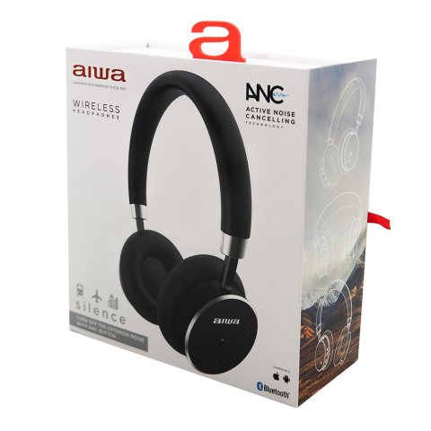 Headset Bluetooth Aiwa Sistema De Cancelacion Activa De Ruido Anc Bt 4.0 Driver 40mm