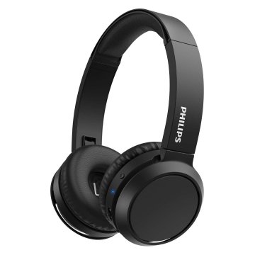Headset Bluetooth Philips Tah4205bk 00 Bt 5.0 Carga Usb-c 32mm Micro Integrado Color Negro Plegables