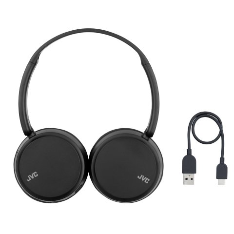 Headset Bluetooth Jvc Ha-s36w Bt 5.2 Ultra Ligeros Color Negro