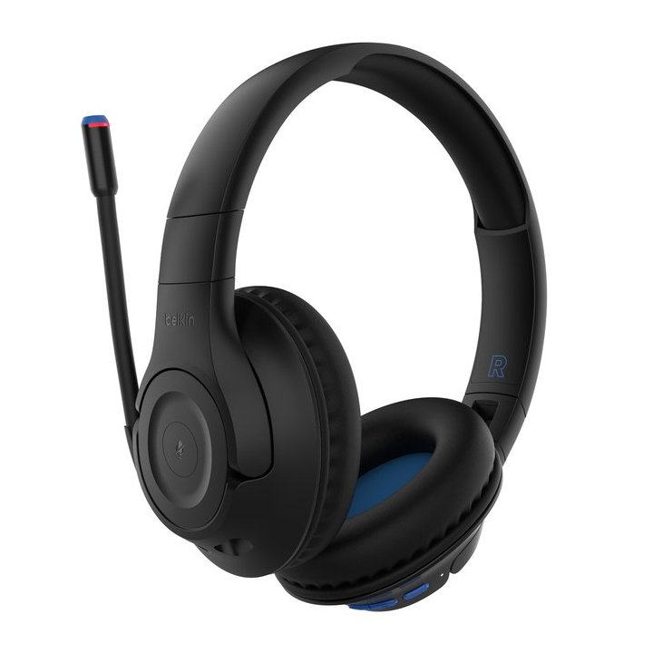 Headset Bluetooth Belkin Aud006btblk Soundform Inspire Cancelacion De Ruido Negros