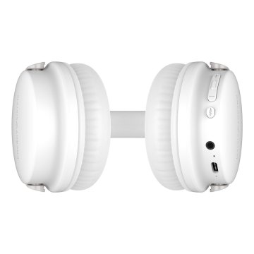 Headset Bluetooth Energy System Style 3 Plegables Bt 5.1 Deep Bass Bateria 25h Microfono Color Blanco 2