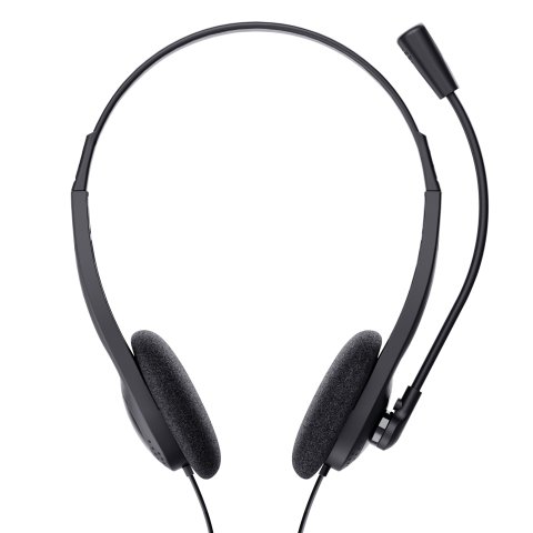Headset Trust Primo Microfono Incorporado - Control De Volumen - Conector 3.5mm Negro 21665