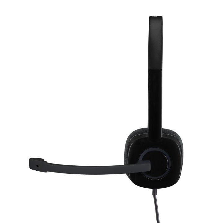 Headset Logitech Stereo H151 Microfono Control De Volumen Jack 3.5" P n 981-000589