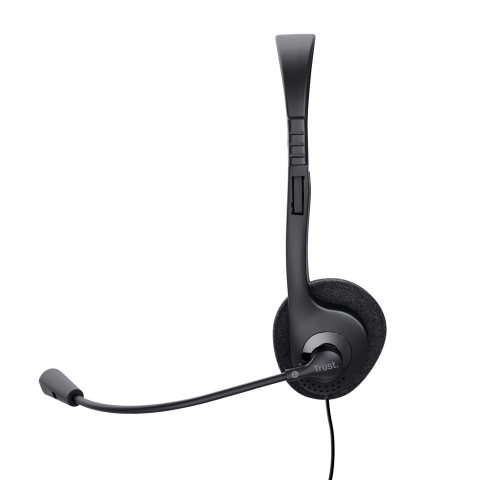 Headset Trust Primo Microfono Incorporado - Control De Volumen - Conector 3.5mm Negro 21665
