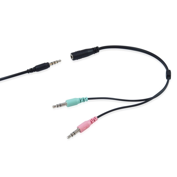 Headset Equip Life Conexion 1 O 2 Jack 3.5mm Microfono Flexible Ctrl Volumen Y Mute