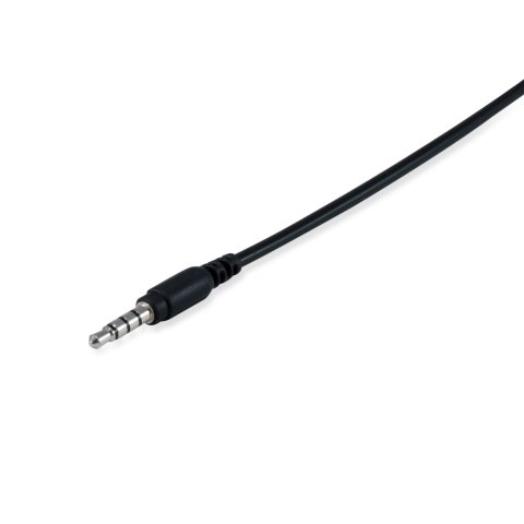 Headset Equip Life Conexion Jack 3.5mm Microfono Flexible Control De Volumen Y Mute Color Negro