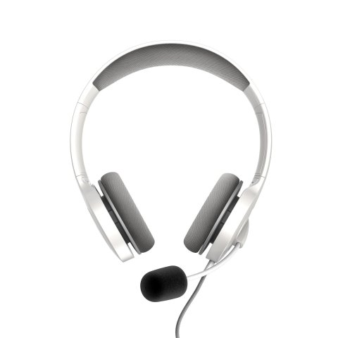 Headset Energy Sistem Office 3 White Diadema Ajustable Microfono Retractil Conexion Jack 3.5mm Y Usb
