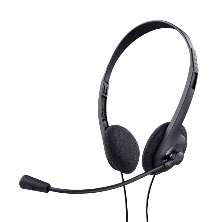 Headset Trust Basics Microfono Incorporado - Conector 3.5mm - Negro 24659