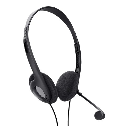 Headset Trust Basics Microfono Incorporado - Conector 3.5mm - Negro 24659