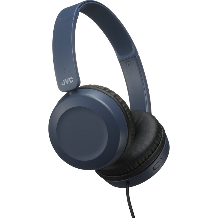 Headset Jvc Ha-s31m-a-e Con Cable Jack 3.5mm Microfono Integrado Color Azul
