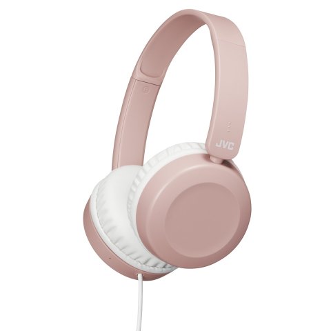 Headset Jvc Ha-s31m-a-e Con Cable Jack 3.5mm Microfono Integrado Color Rosa