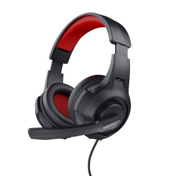 Headset Trust Gaming Basics 24785 Negro Microfono Plegable Cable 2m Jack 3.5mm Control Volumen