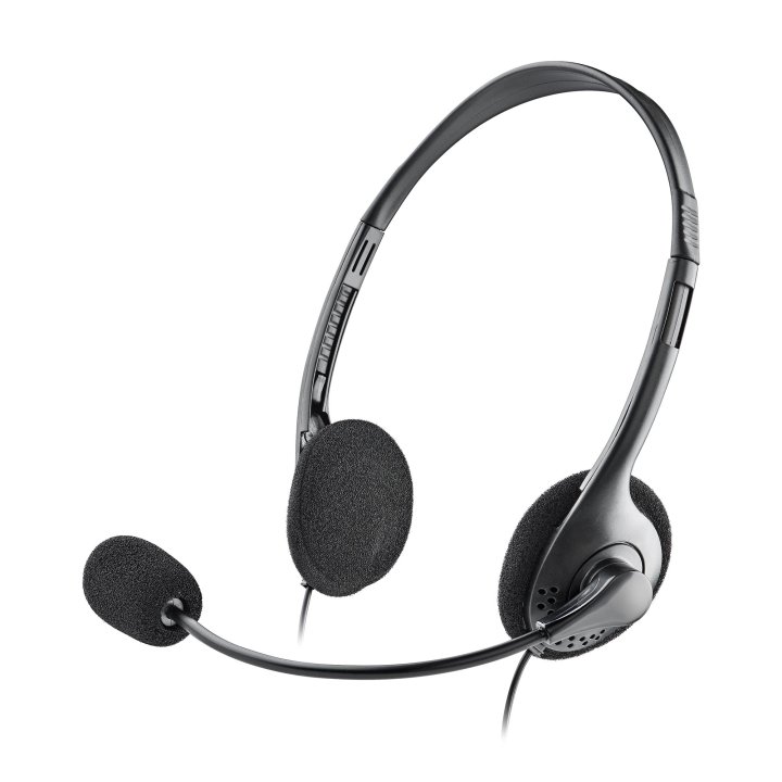 Headset Ngs Ms103 Max Con Microfono Y Control De Volumen Jack 3.5 Cable De 1.5m
