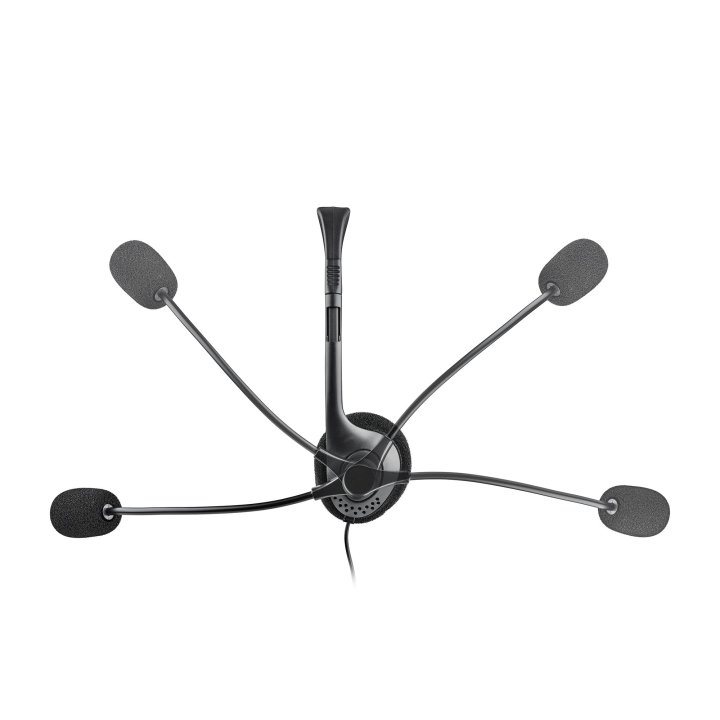 Headset Ngs Ms103 Max Con Microfono Y Control De Volumen Jack 3.5 Cable De 1.5m