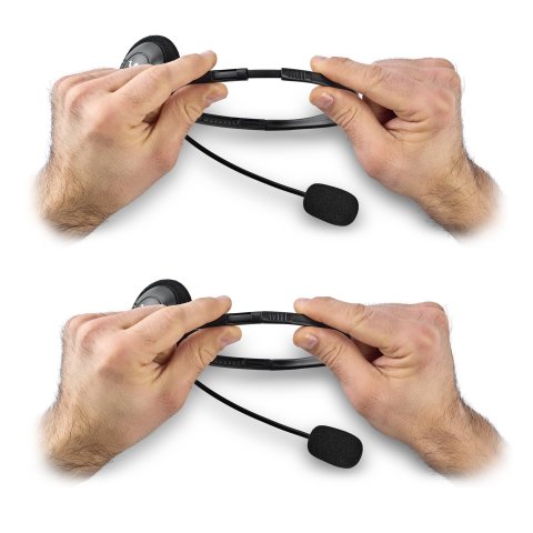 Headset Ngs Ms103 Max Con Microfono Y Control De Volumen Jack 3.5 Cable De 1.5m