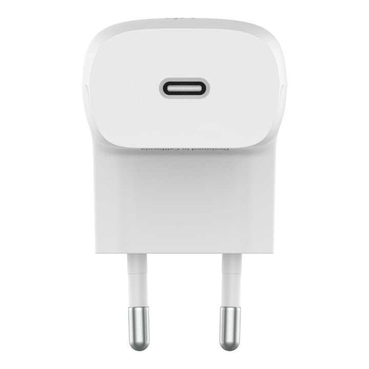 Cargador De Pared Belkin Wca006vfwh Boost Charge Usb-c 20w Blanco + Cable Usb-c Lightning 1m 