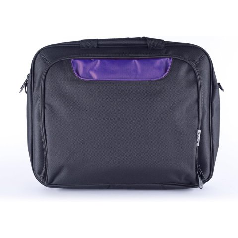 Maletin De Portatil 15.6" Approx Diseño Con Bolsillo A Color (negro/purpura) - Oferta_moving