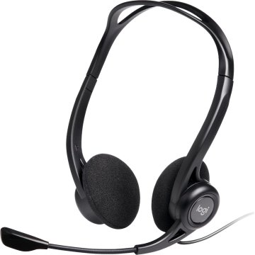 Headset Logitech Stereo Microfono Con Supresion De Ruido Usb Pc960m P n 981-000100