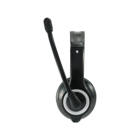 Headset Usb Equip Life Microfono Flexible Control De Volumen Color Negro   Blanco Promo