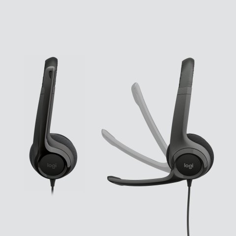 Headset Logitech H390 Microfono Con Supresion De Ruido Usb P n 981-000406