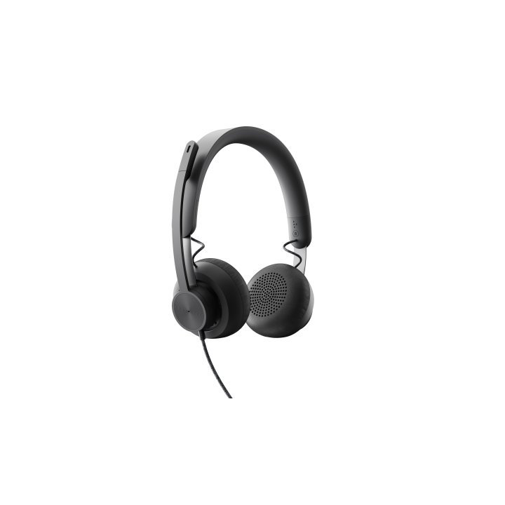 Headset Logitech Zone Wired Teams Usb-a Usb-c Graphite P n 981-000870
