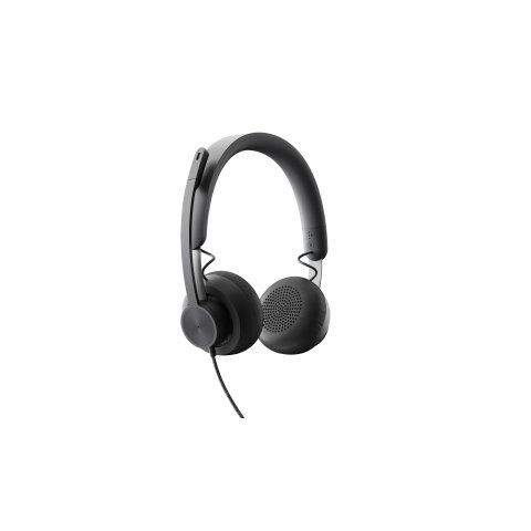 Headset Logitech Zone Wired Teams Usb-a Usb-c Graphite P n 981-000870