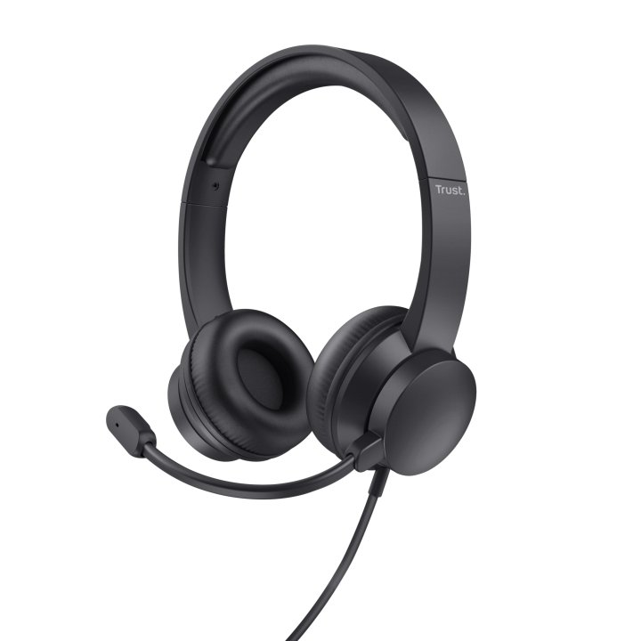Headset Trust Ayda 25088 Usb Microfono Plegable Diadema Ajustable