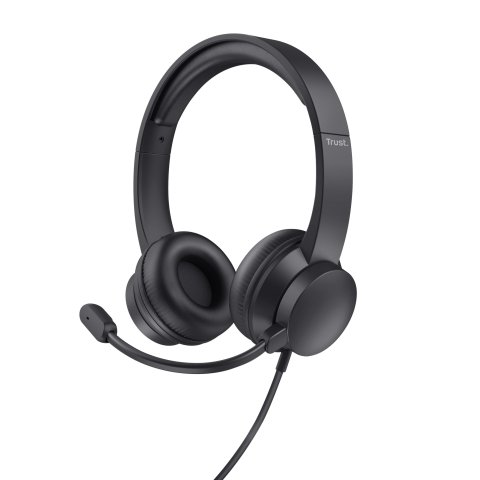 Headset Trust Ayda 25088 Usb Microfono Plegable Diadema Ajustable