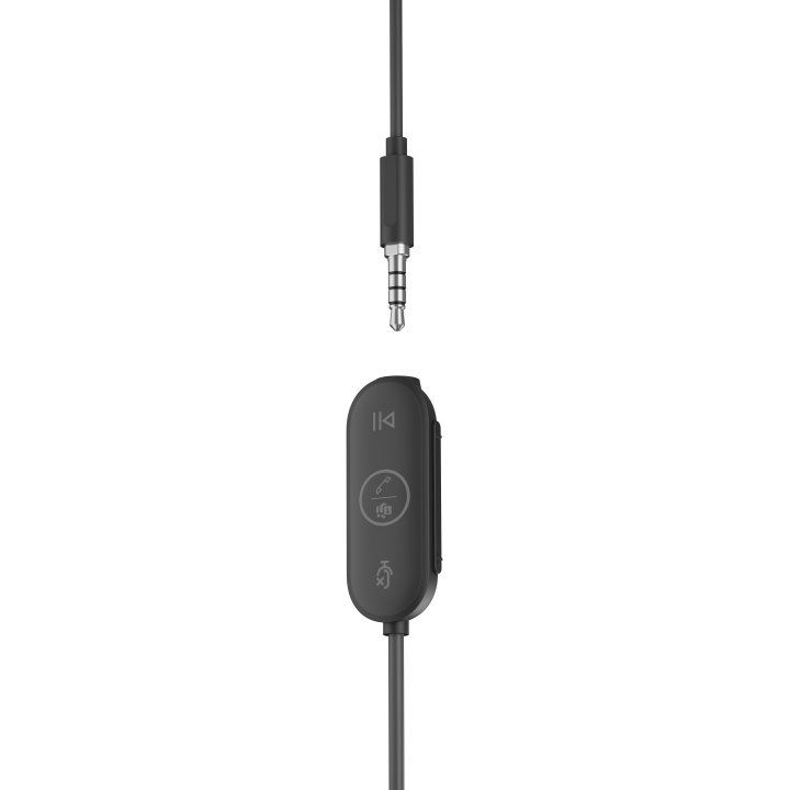Headset Logitech Zone Wired Earbuds Graphite Usb  usb-c   Jack 3.5" P n  981-001009