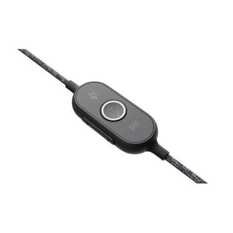 Headset Logitech Zone Wired Teams Usb-a Usb-c Graphite P n 981-000870