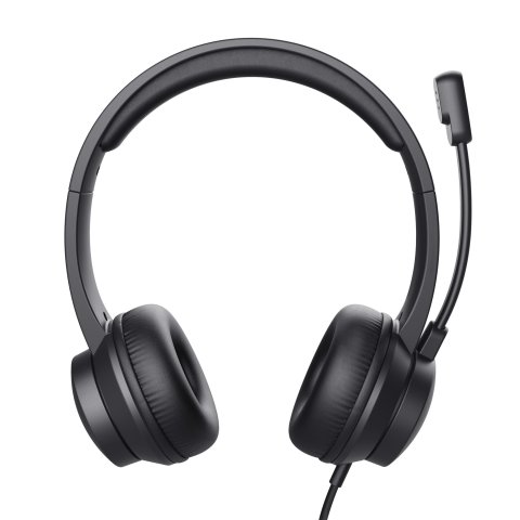 Headset Trust Hs-201 25373 Usb Microfono Plegable Diadema Ajustable