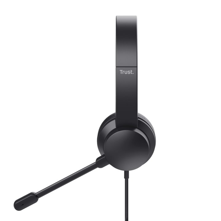 Headset Trust Hs-201 25373 Usb Microfono Plegable Diadema Ajustable
