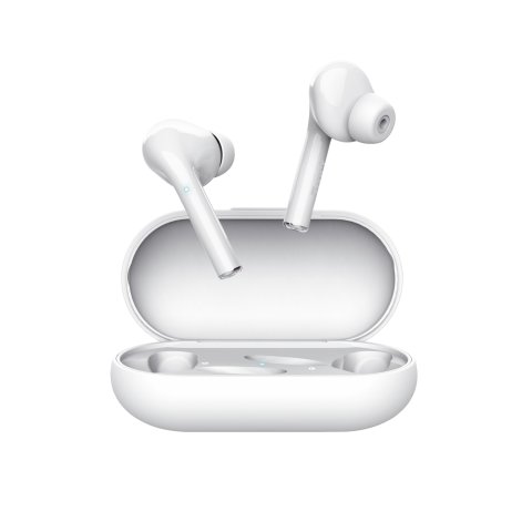 Headset Intrauditivo Bluetooth Trust Nika Touch Tactil Base Recargable Color Blanco 23705