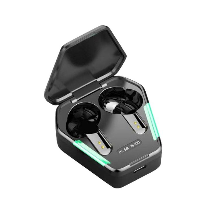 Auricular Bluetooth Keep Out Diseño Gaming Bt-5.0 Base Con Bateria Conexion Type C Color Negro