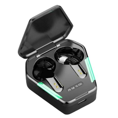 Auricular Bluetooth Keep Out Diseño Gaming Bt-5.0 Base Con Bateria Conexion Type C Color Negro