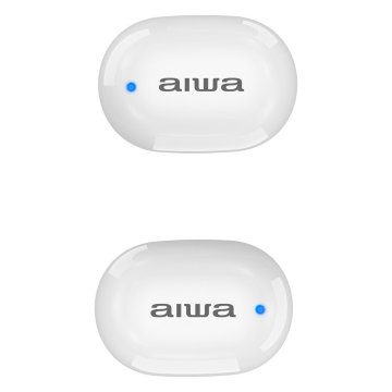 Auricular Bluetooth Intrauditivo Aiwa Ebtw-150wt White Bt 5.0 Tws Estuche De Recarga Con Bateria De Litio 2