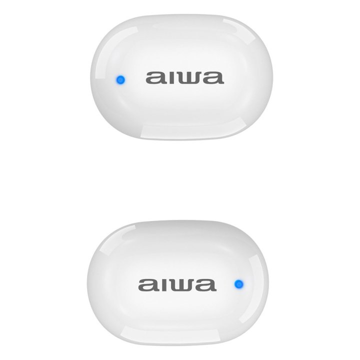Auricular Bluetooth Intrauditivo Aiwa Ebtw-150wt White Bt 5.0 Tws Estuche De Recarga Con Bateria De Litio