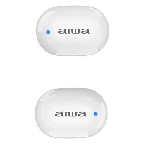 Auricular Bluetooth Intrauditivo Aiwa Ebtw-150wt White Bt 5.0 Tws Estuche De Recarga Con Bateria De Litio