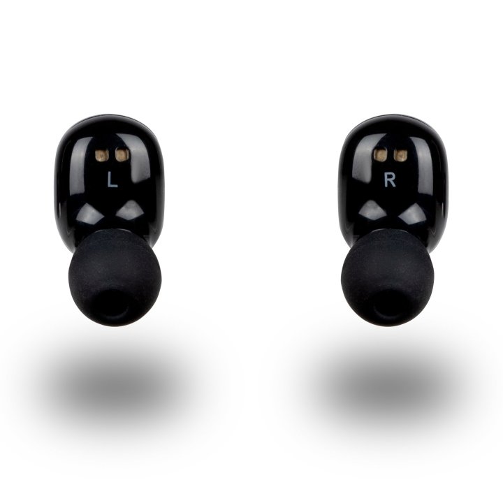 Headset Intrauditivo Bluetooth Ngs Artica Lodge True Wireless Con Base De Carga Color Negro