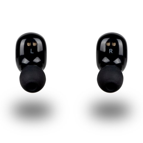 Headset Intrauditivo Bluetooth Ngs Artica Lodge True Wireless Con Base De Carga Color Negro