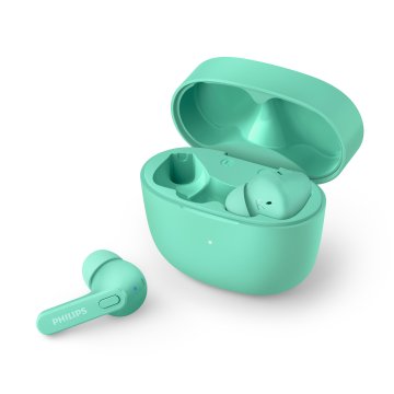 Auriculares Bluetooth Intrauditivos Philips Tat2206gr 00 Green Ipx4 Estuche De Carga