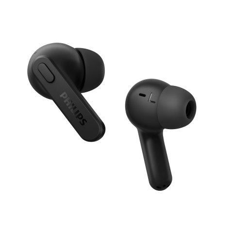 Auriculares Bluetooth Intrauditivos Philips Tat2206bk 00 Black Ipx4 Estuche De Carga