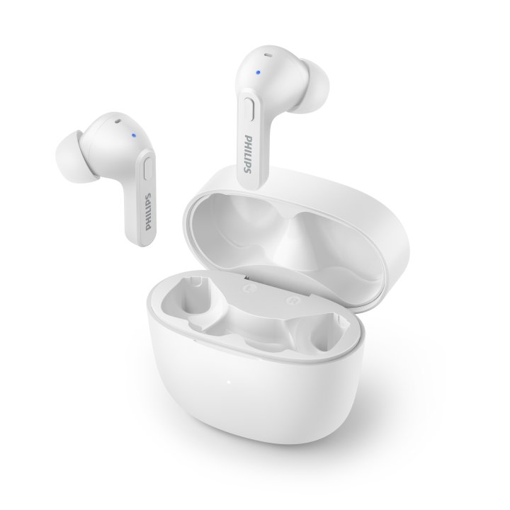Auriculares Bluetooth Intrauditivos Philips Tat2206wt 00 White Ipx4 Estuche De Carga