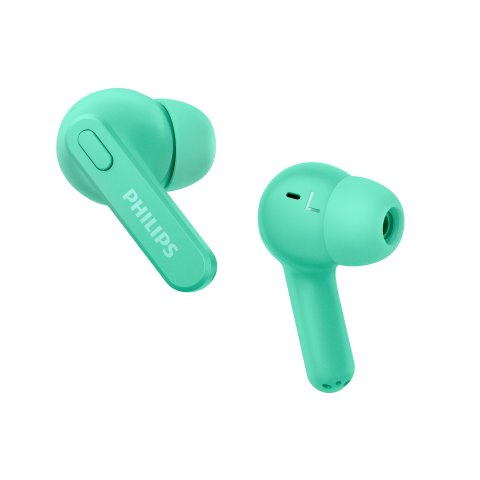 Auriculares Bluetooth Intrauditivos Philips Tat2206gr 00 Green Ipx4 Estuche De Carga