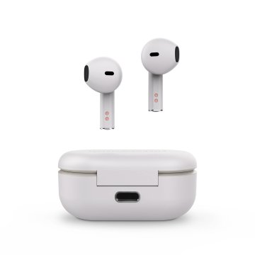 Auricular Bluetooth Energy Sistem Style 4 True Wireless Cream Esmart Connect Y Voice Assistant, Caja De Carga, 2