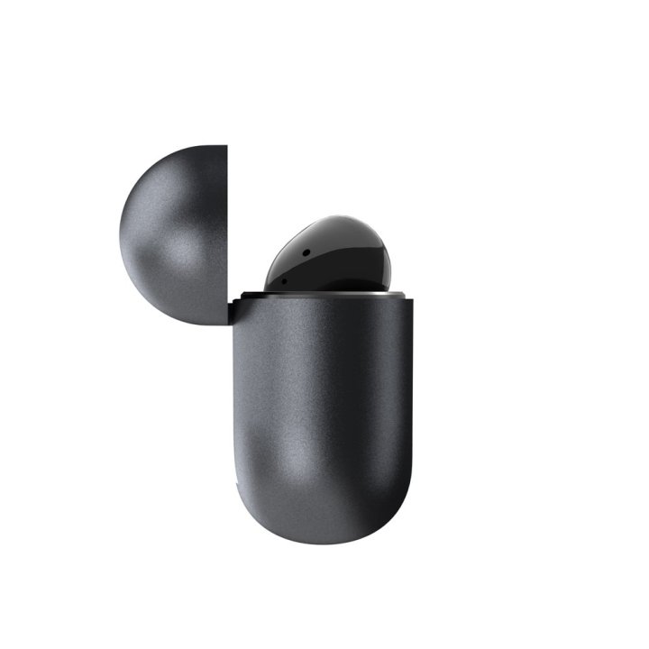 Auricular Bluetooth Intrauditivo Anc Aiwa Ebtw-888anc Black Bt 5.0 Con Cancelacion De Ruido Activo Caja De Recarga