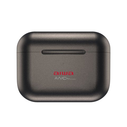 Auricular Bluetooth Intrauditivo Anc Aiwa Ebtw-888anc Black Bt 5.0 Con Cancelacion De Ruido Activo Caja De Recarga