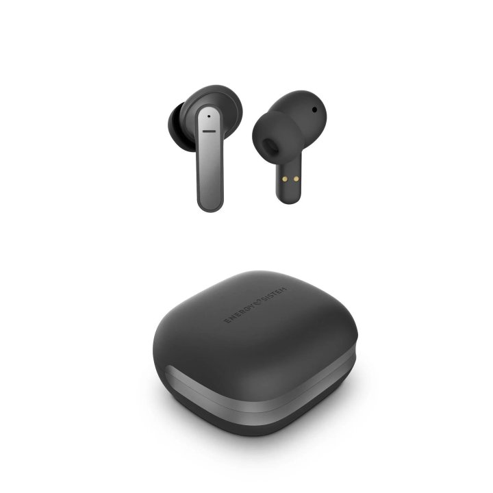 Auricular Bluetooth Energy Sistem Travel6 Anc Black Bt 5.3 Cancelacion De Ruido Activa True Wireless Caja Con Carga De Bateri