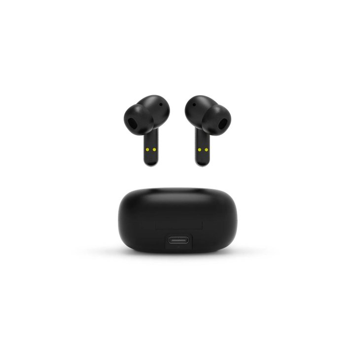 Auricular Bluetooth Energy Sistem Travel6 Anc Black Bt 5.3 Cancelacion De Ruido Activa True Wireless Caja Con Carga De Bateri
