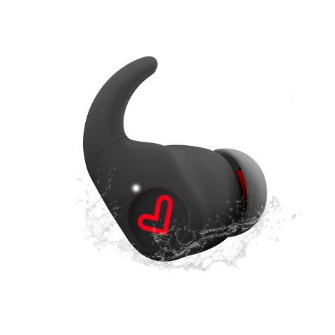 Auricular Intrauditivo Bluetooth Energy Sistem Freestyle Black red Bt 5.3 True Wireless Ipx5 Sistema Secure Fit+ Esmart Conne